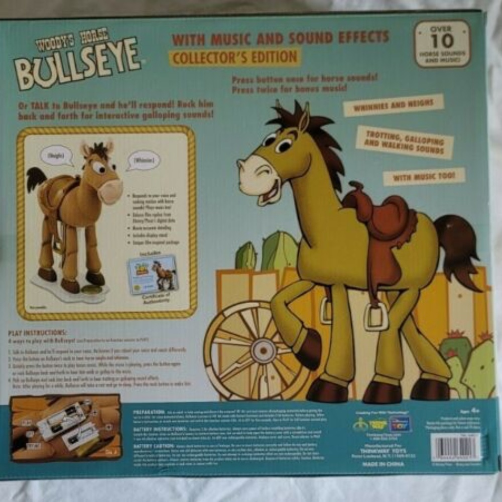 Toys Disney Pixar Signature Collection Toy Story 3 Woody's Horse Bullseye NEW - Picture 5 of 5